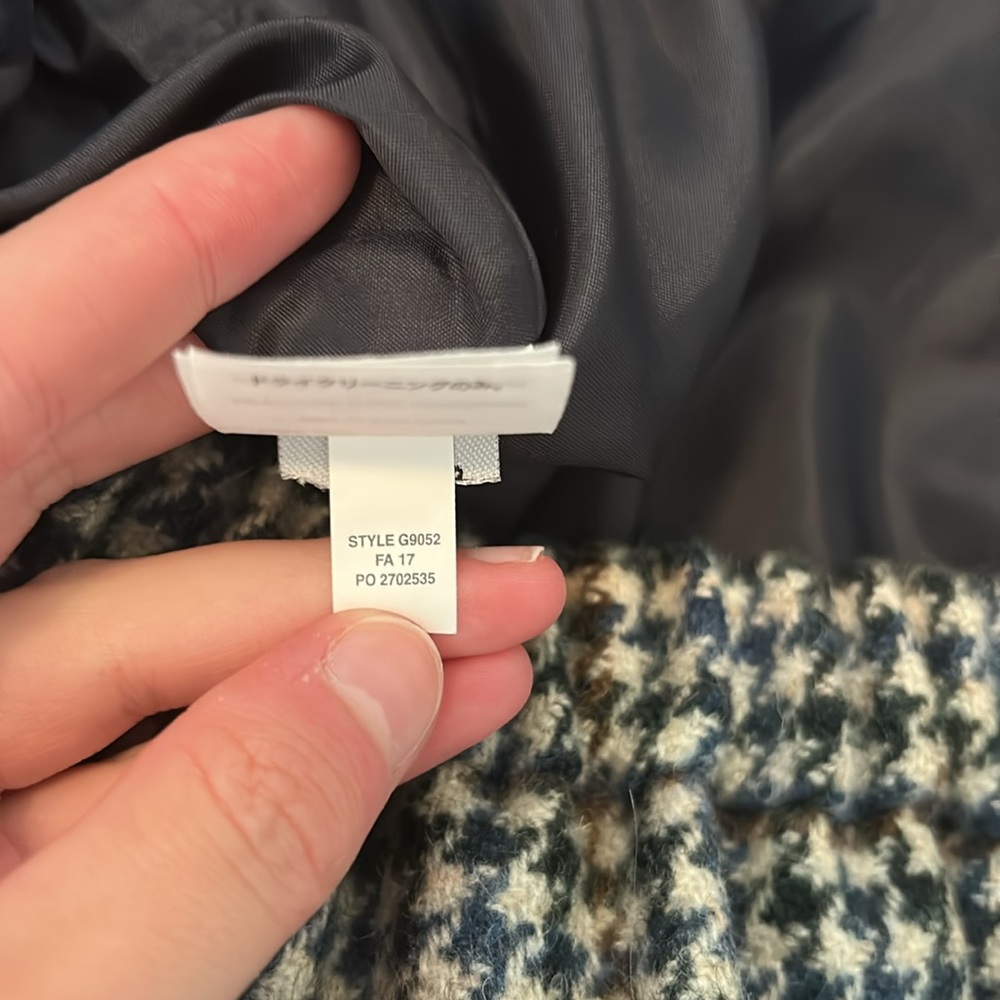 J. Crew Houndstooth Wool Ruffle Mini Skirt - Picture 7 of 7